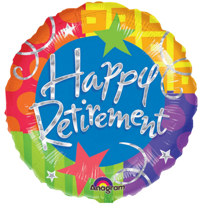 Happy Retirement 18" Foil Balloon