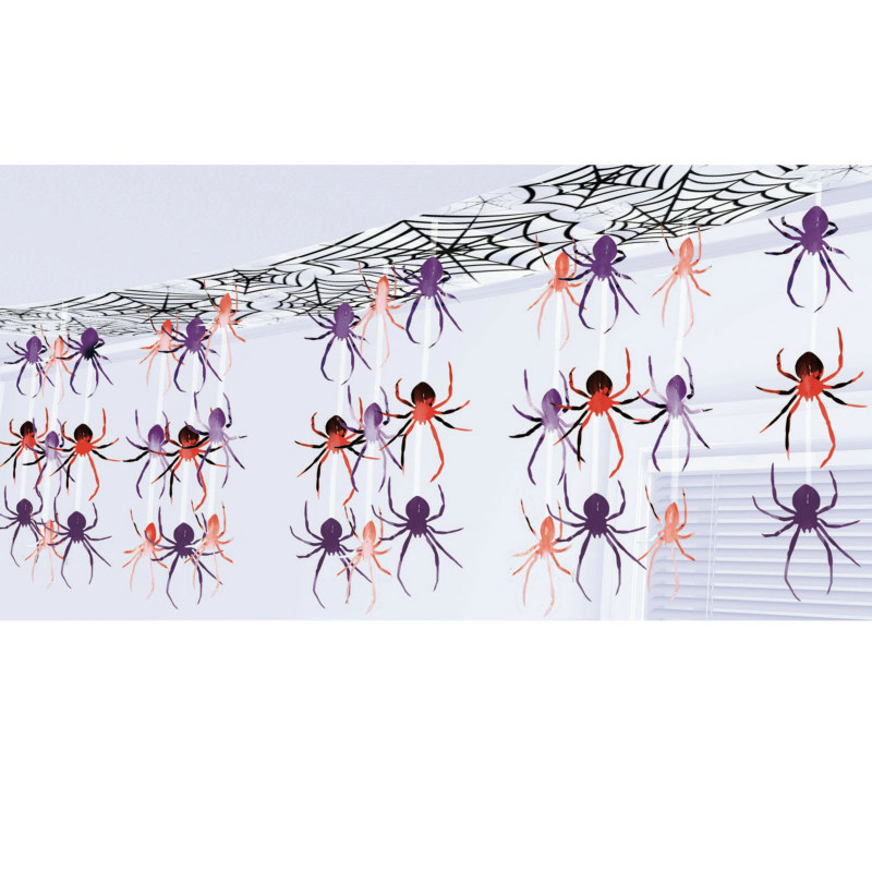 12' Spider Frenzy Ceiling Decoration