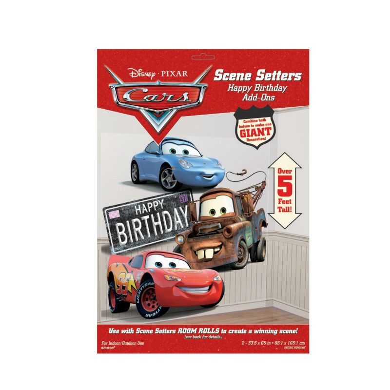 5' Disney's Cars Happy Birthday Add-On