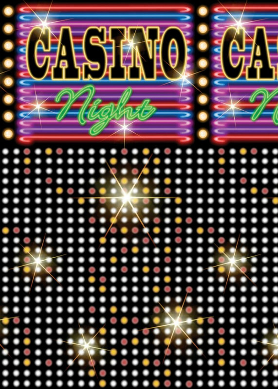 40' Casino Lights Room Roll