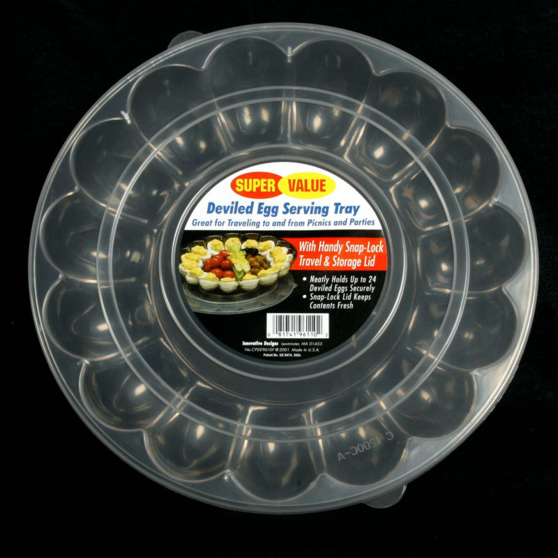 Deviled Egg Platter with Lid