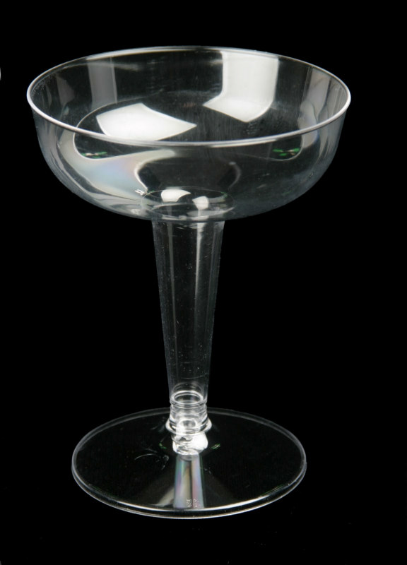 Plastic 4 oz. Champagne Glasses (20 count)