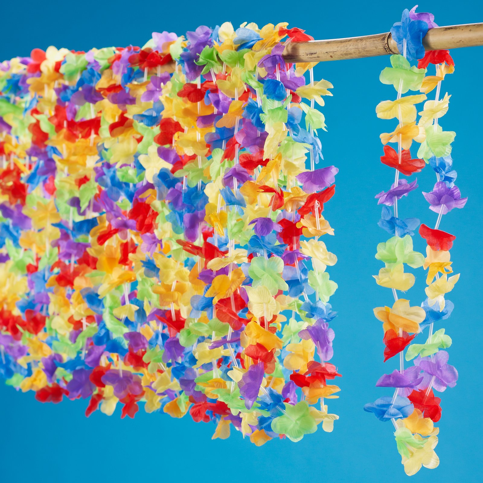 Multi Colored 42" Flower Leis (25 count)