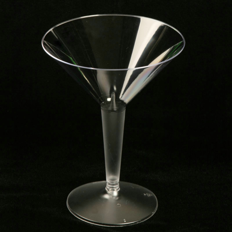 Plastic 8 oz. Martini Glasses (10 count)