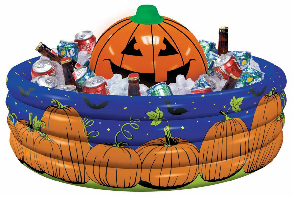 Inflatable Pumpkin Cooler