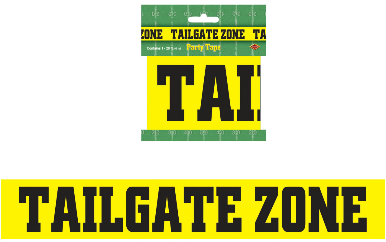 Tailgate Zone Party Tape - 20'