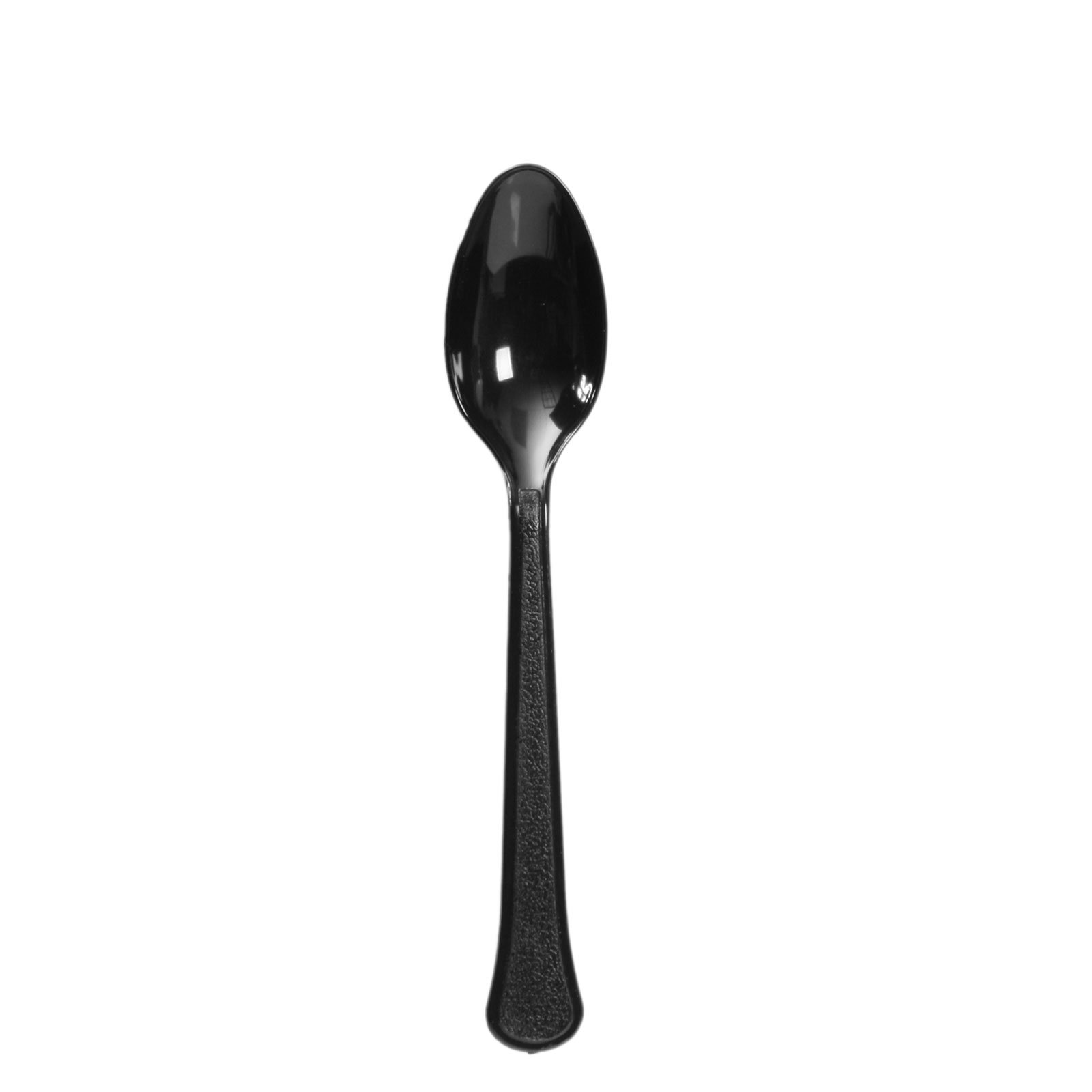 Jet Black Heavy Weight Spoons (48 count)