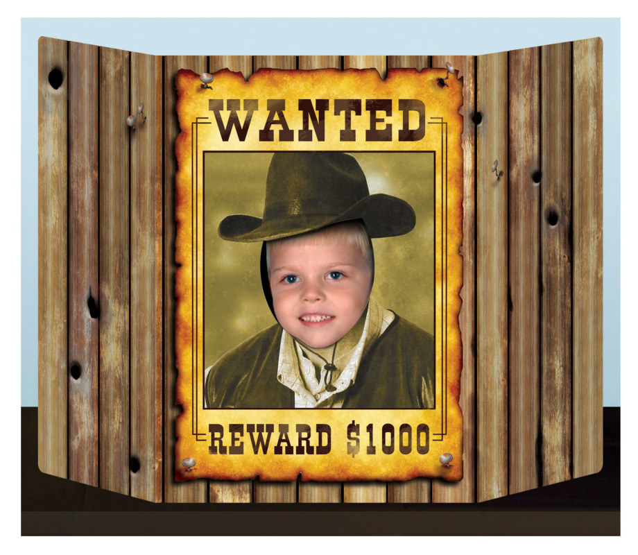 Wanted Poster Photo Prop