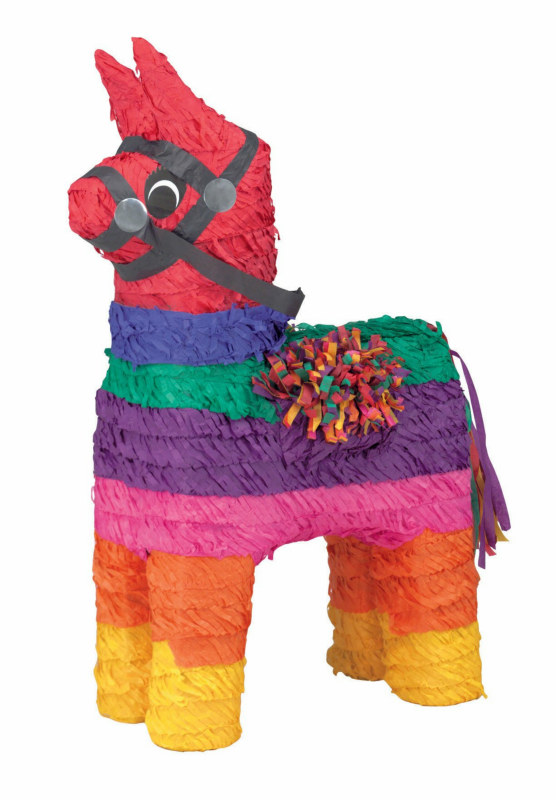 Rainbow Donkey Pinata