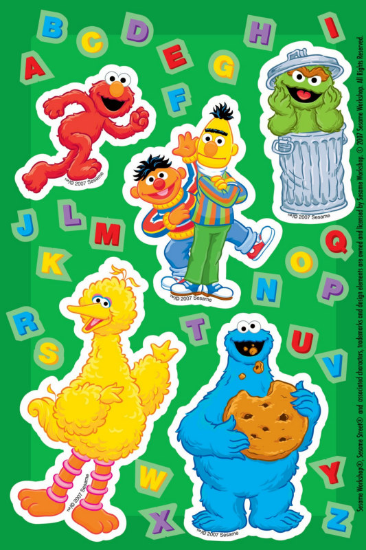 Sesame Street Sunny Days Stickers (2 count)