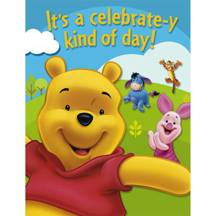 Pooh and Friends Invitations (8 count)