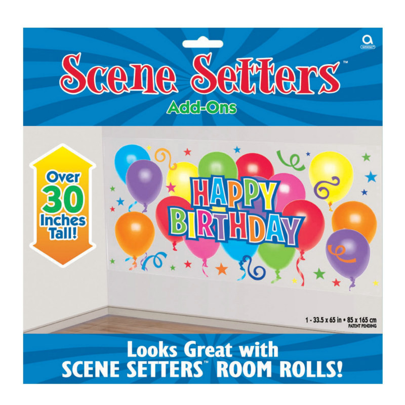 5' Happy Birthday Balloons Add-On