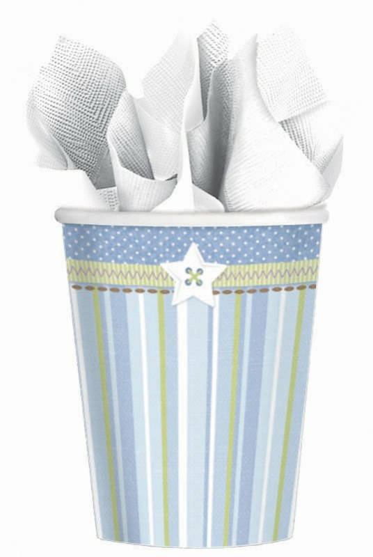 Carter's Baby Boy 9 oz. Paper Cups (8 count)