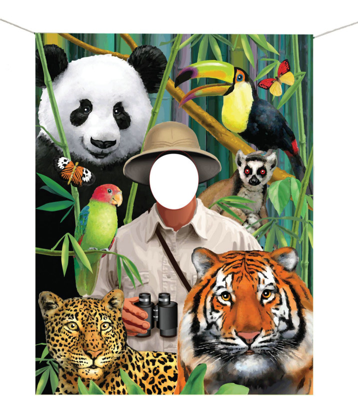 Wild Animals Photo Prop Banner