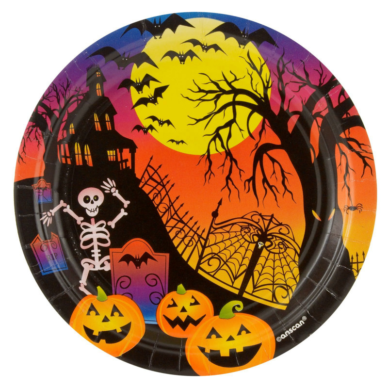 Haunted Hill Dessert Plates (8 count)