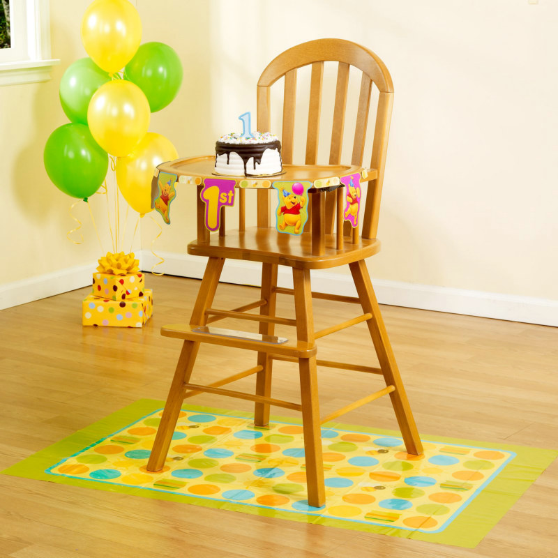 Pooh's First Birthday High Chair Set