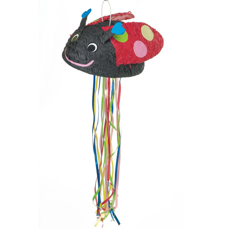 Ladybug Pull String Pinata