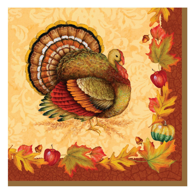 Thanksgiving Blessing Lunch Napkins (16 count)