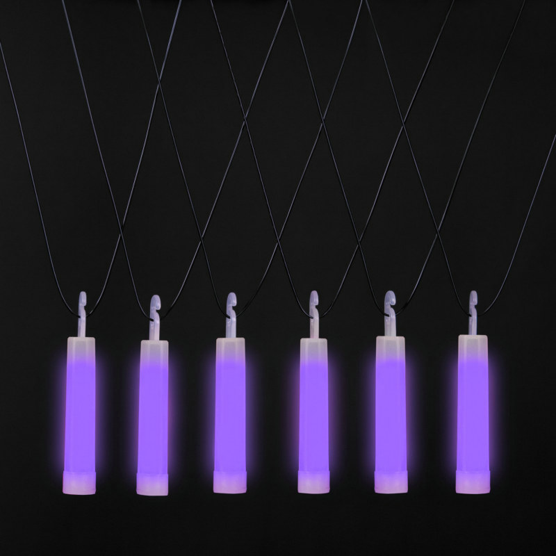 Purple Lightstick Necklaces (12 count)