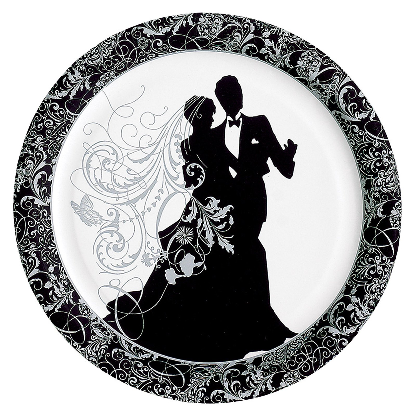 Silhouette Banquet Plates (8 count)