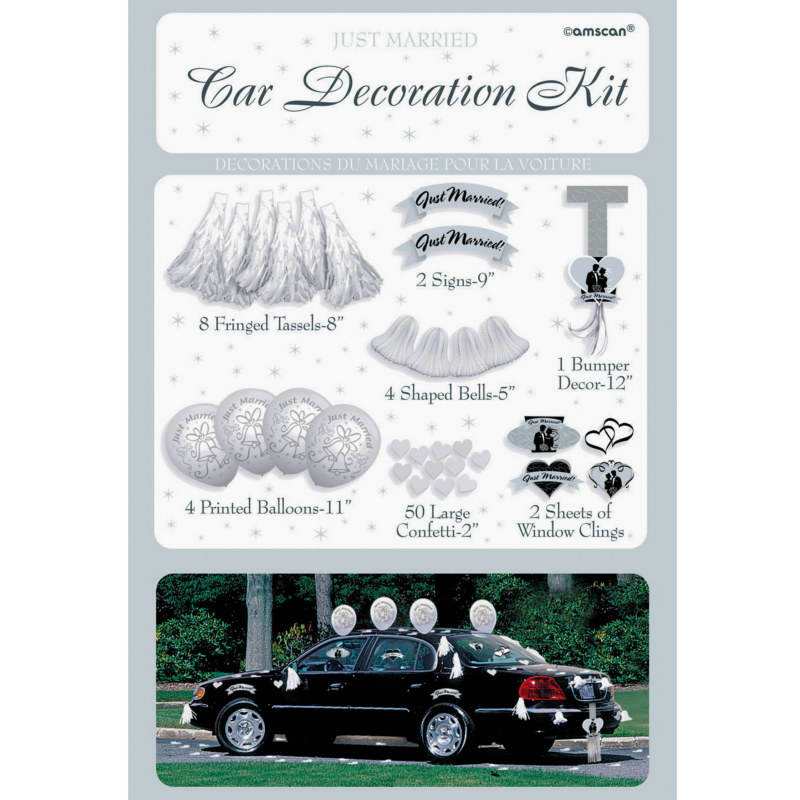 Wedding Car Decorating Set