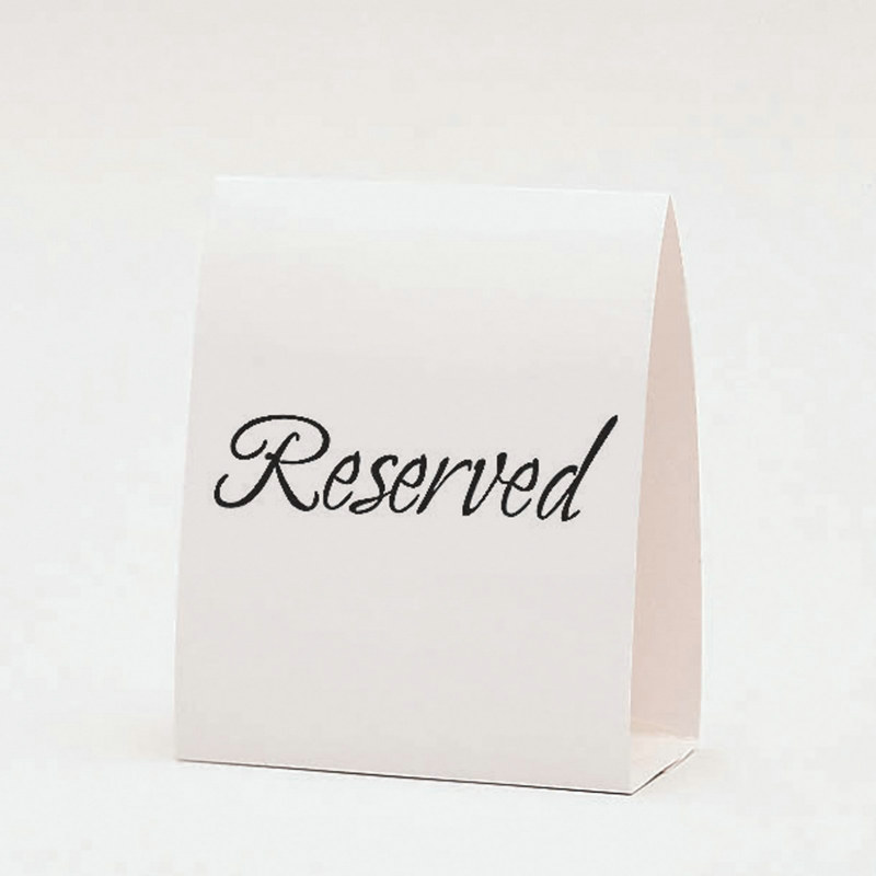 Reserved Table Cards (12 count)