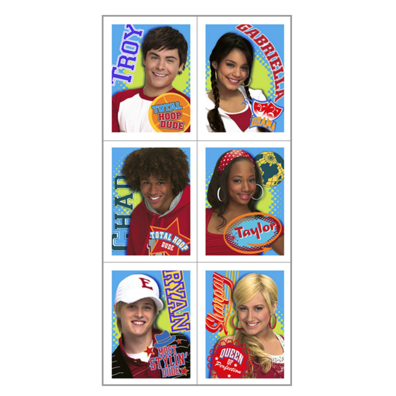 High School Musical: Friends 4 Ever Stickers (4 count)