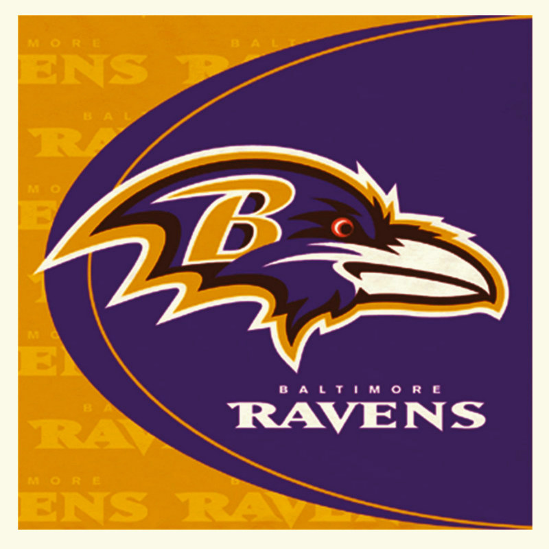 Baltimore Ravens Lunch Napkins (16 count)