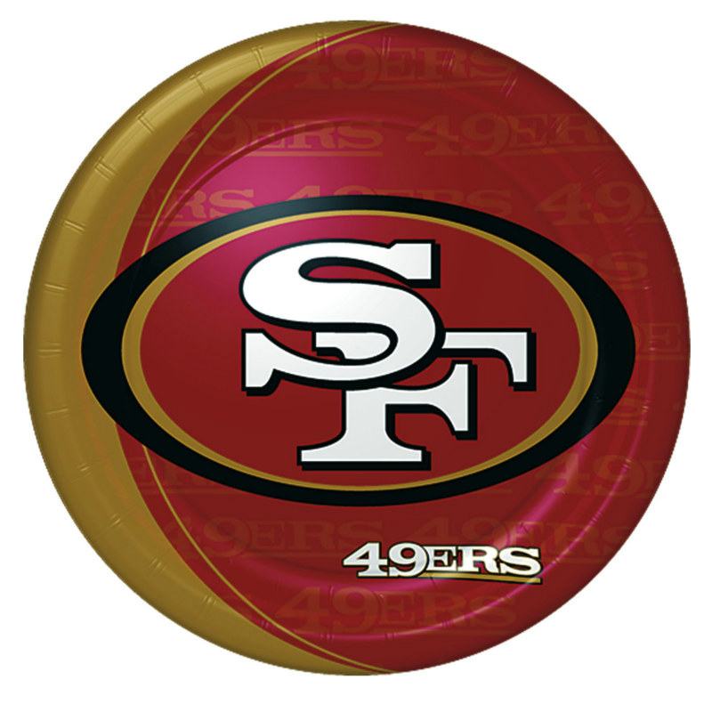 San Francisco 49ers Dinner Plates (8 count)