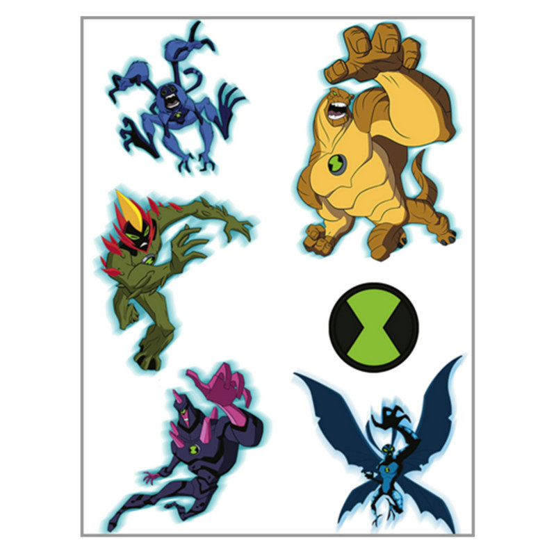 Ben 10: Alien Force Tattoos (2 sheets)