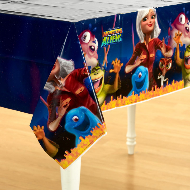 Monsters vs. Aliens Plastic Tablecover