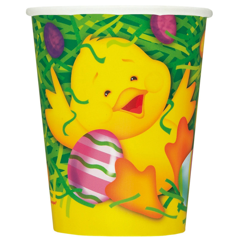 Easter Ducky 9 oz. Paper Cups (8 count)