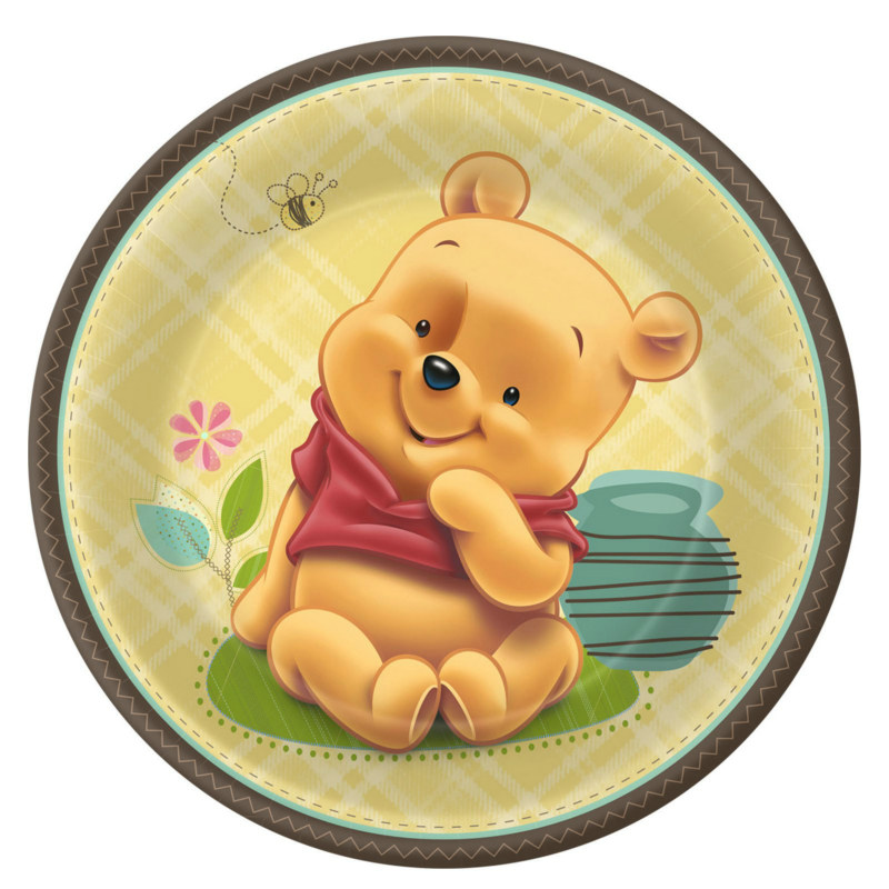 Baby Pooh and Friends Dinner Plates (8 count)