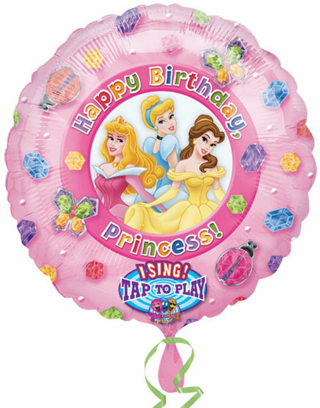 Disney Princess Jumbo Singing 28" Foil Balloon