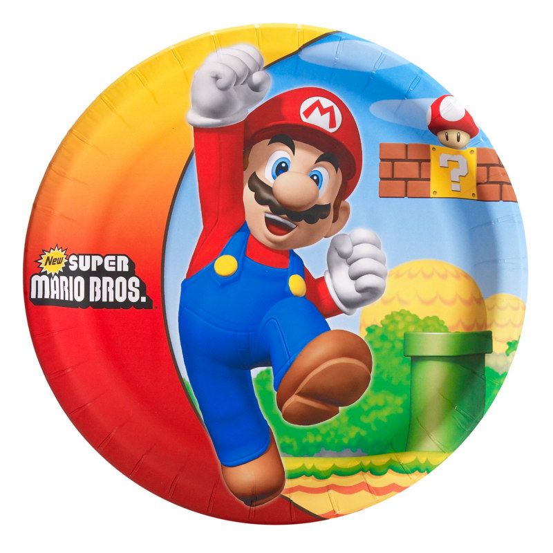 Super Mario Bros. Dinner Plates (8 count)