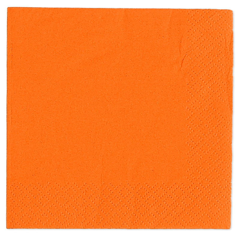 Orange Beverage Napkins (50 count)