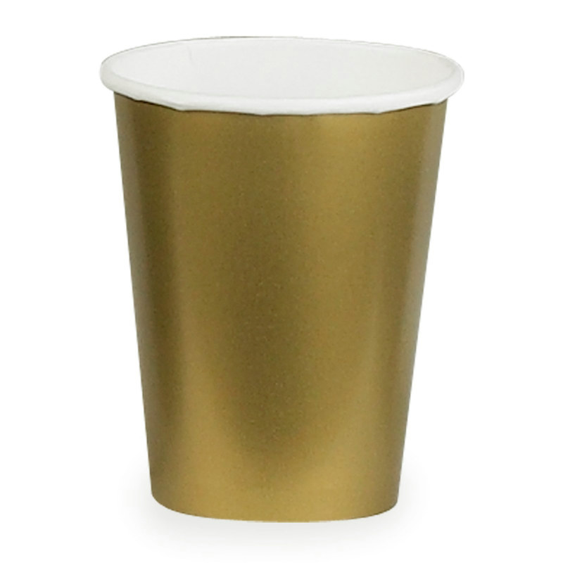 Gold 9 oz. Paper Cups (24 count)