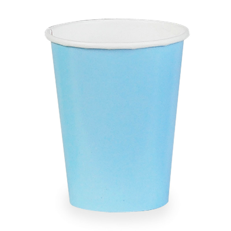 Light Blue 9 oz. Paper Cups (24 count)