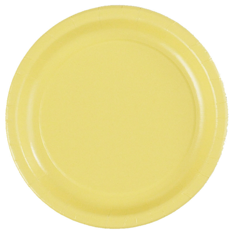 Light Yellow Dessert Plates (24 count)