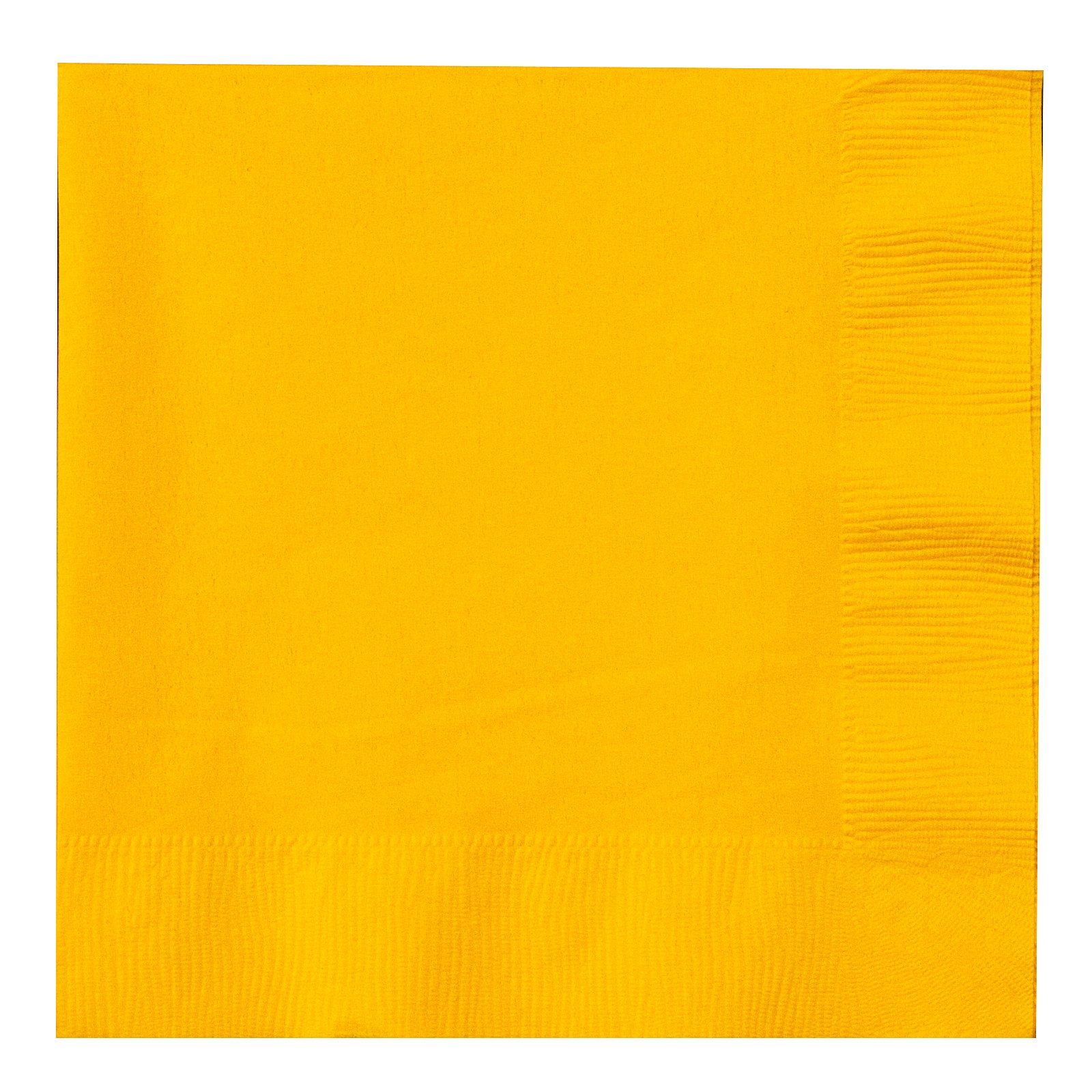 School Bus Yellow (Yellow) Lunch Napkins (50 count)