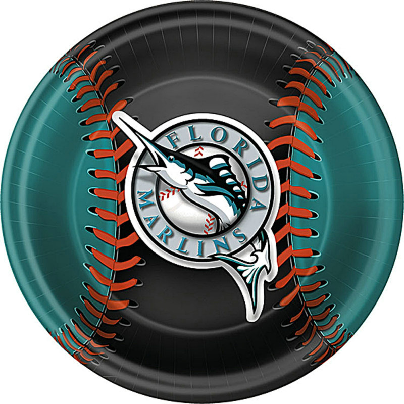 Florida Marlins Dinner Plates (18 count)