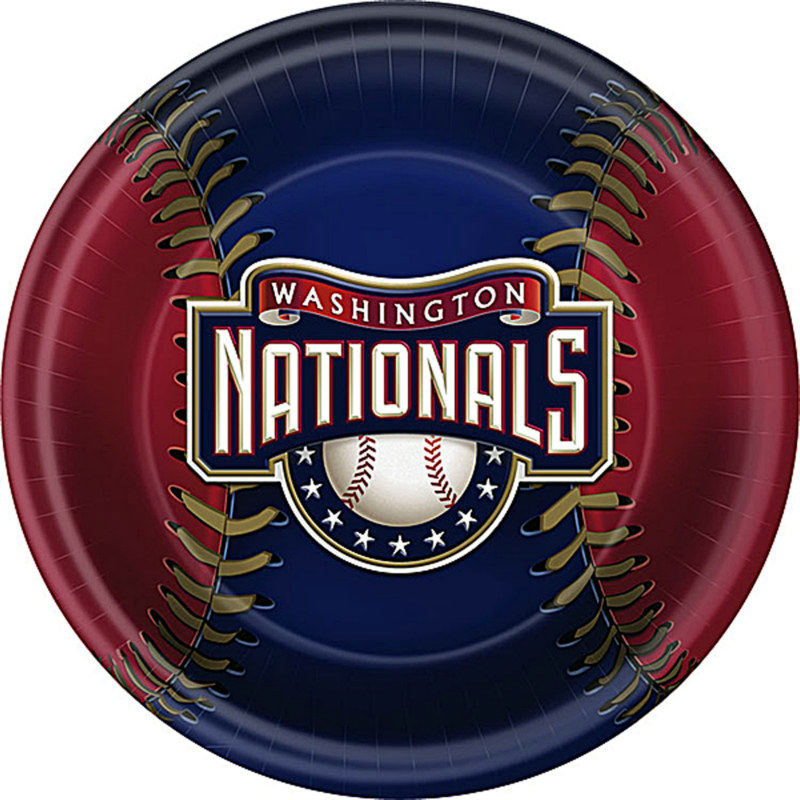 Washington Nationals Dinner Plates (18 count)