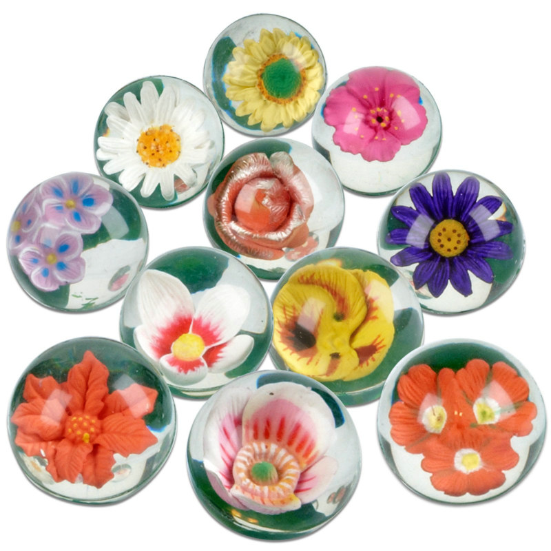 Flower Bounce Balls Assorted (12)