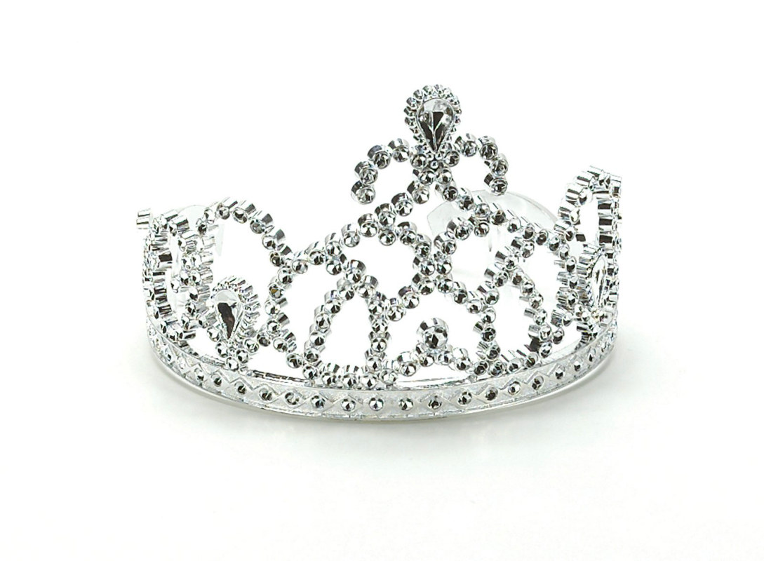 Silver Princess Tiaras (8 count)