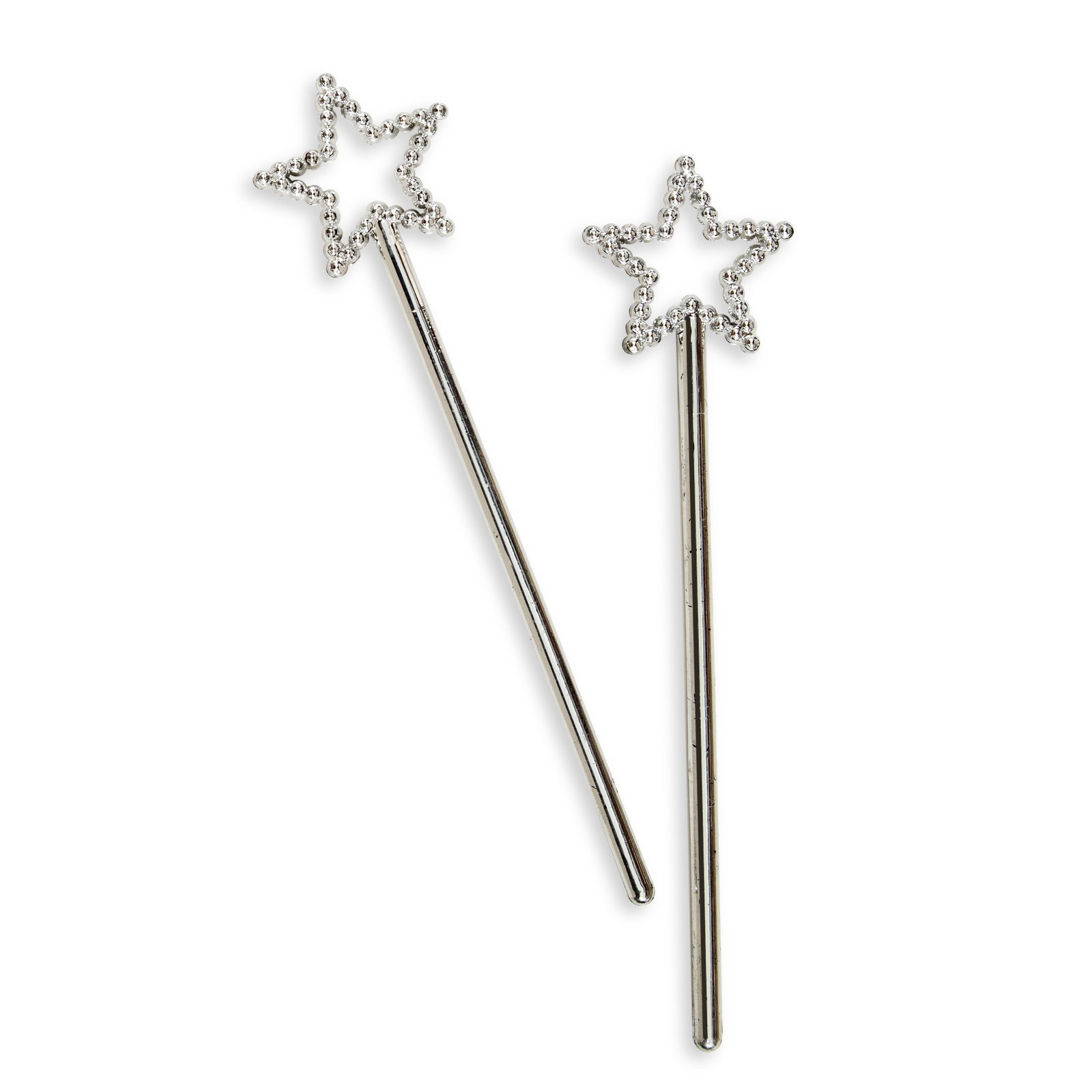 Silver Star Wands (8 count)