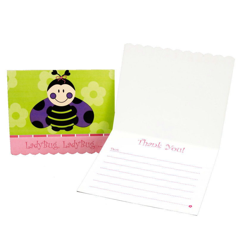 Ladybugs: Oh So Sweet Thank-You Notes