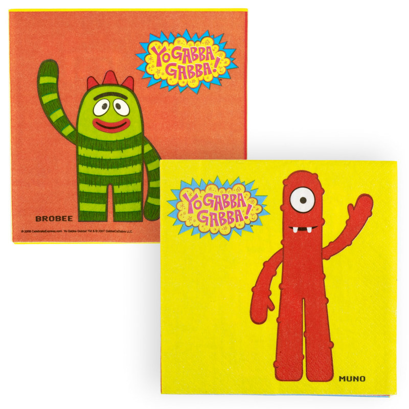 Yo Gabba Gabba! Napkins