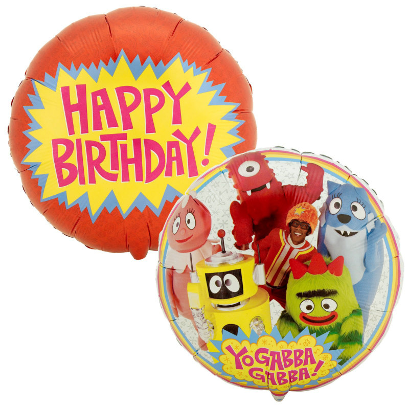 Yo Gabba Gabba! 18" Foil Balloon