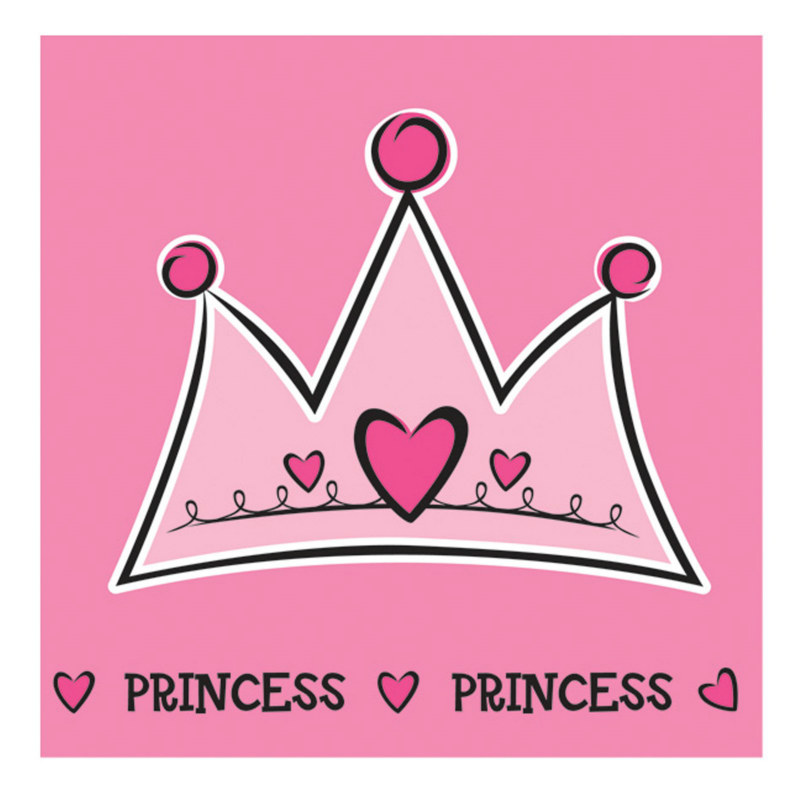 Birthday Princess Lunch Napkins (16 count)