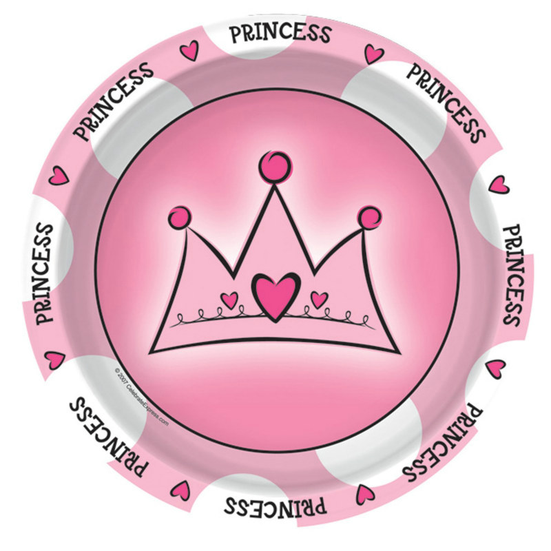 Birthday Princess Dessert Plates (8 count)